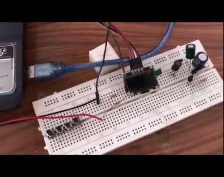 Battery percentage check Oled Display useing arduino