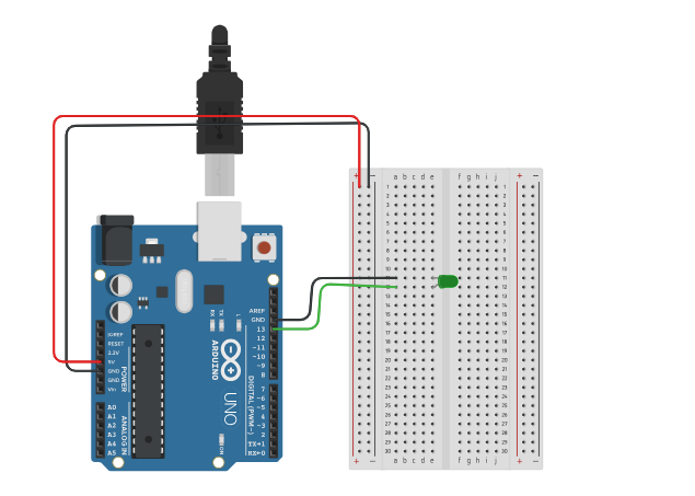 How to Blink an LED (Tinkercad)