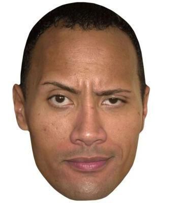 Animatronic Face of Dwayne Johnson