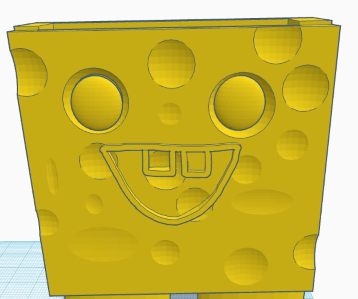 How to Make a Spongebob Container 