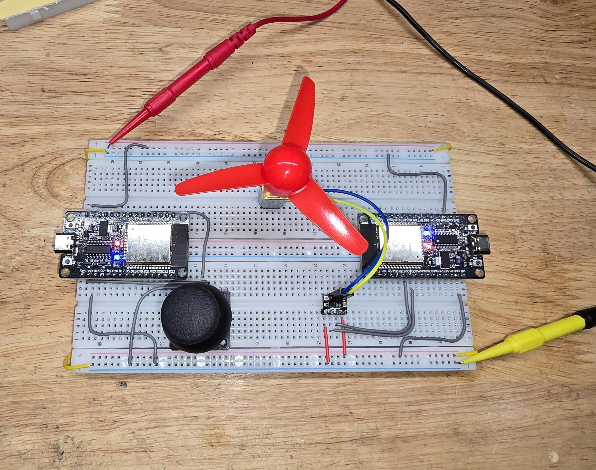 Back to Basics: Wireless DC Fan Motor Control Using 2 X ESP32 Boards
