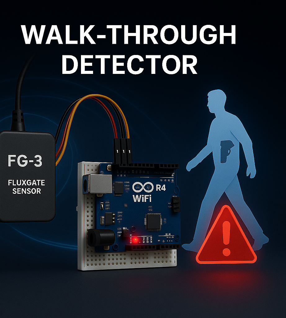 How to Build a DIY Walkthrough Detector Using Arduino UNO