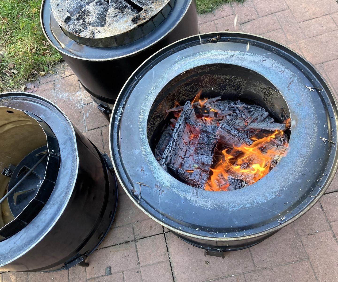 Just Another Smokeless Fire Pit From a 55 Gal Steel Drum