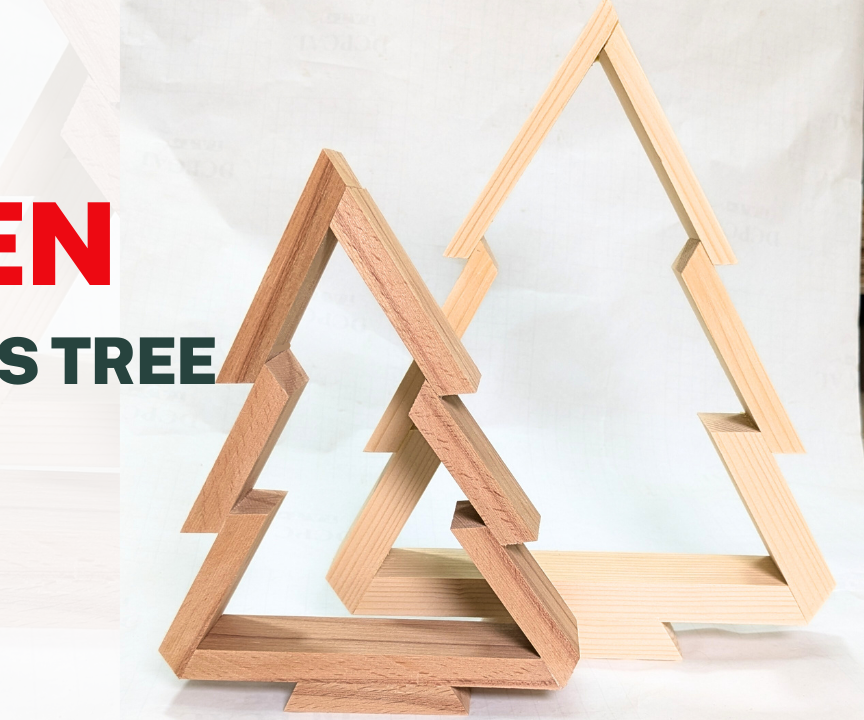 How to Make a Wooden Christmas Tree | Simplest Design Ever