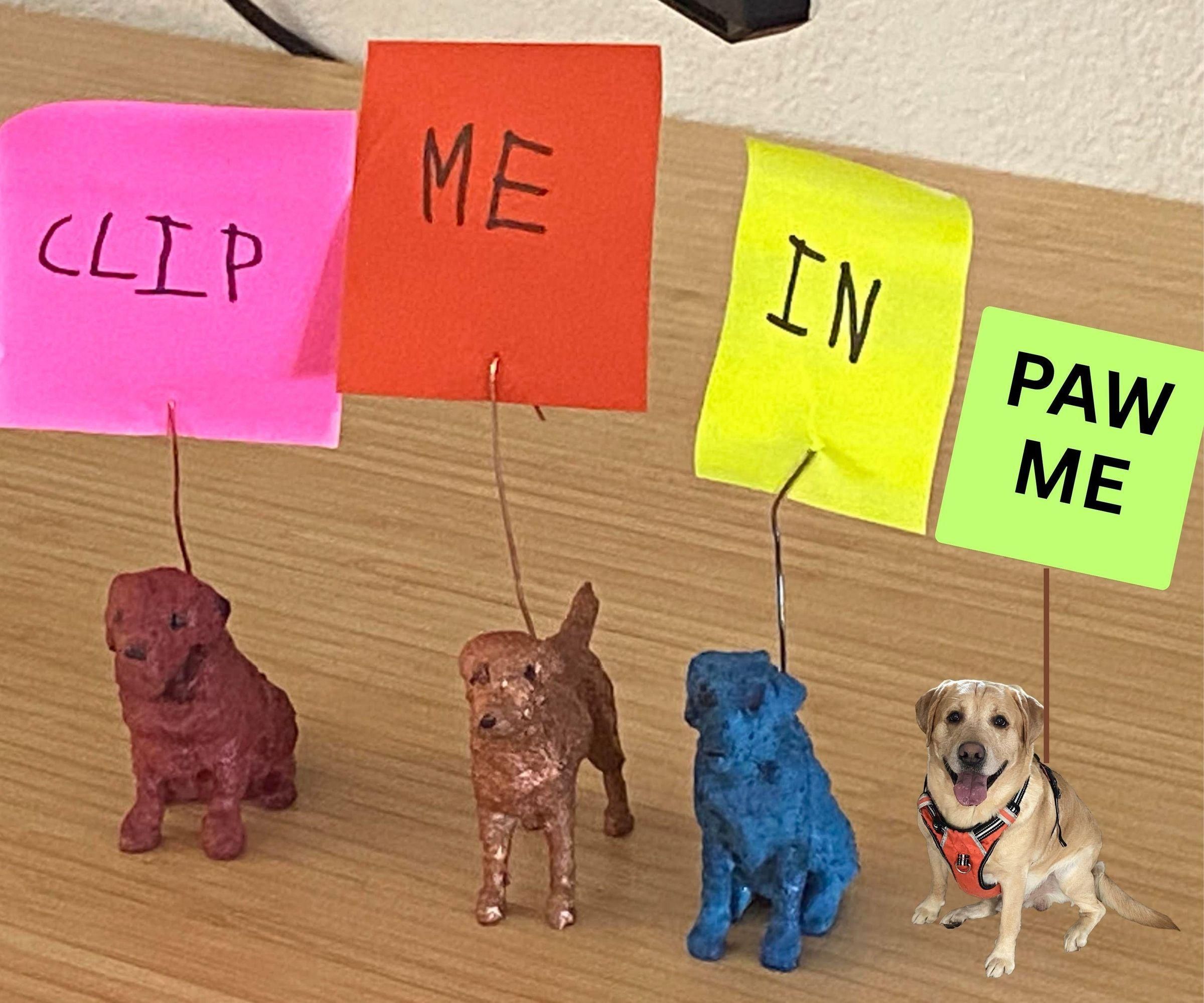 Paw Me in Post-it Holder