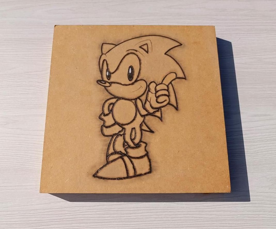 Sonic - Solar Wood Burning Art