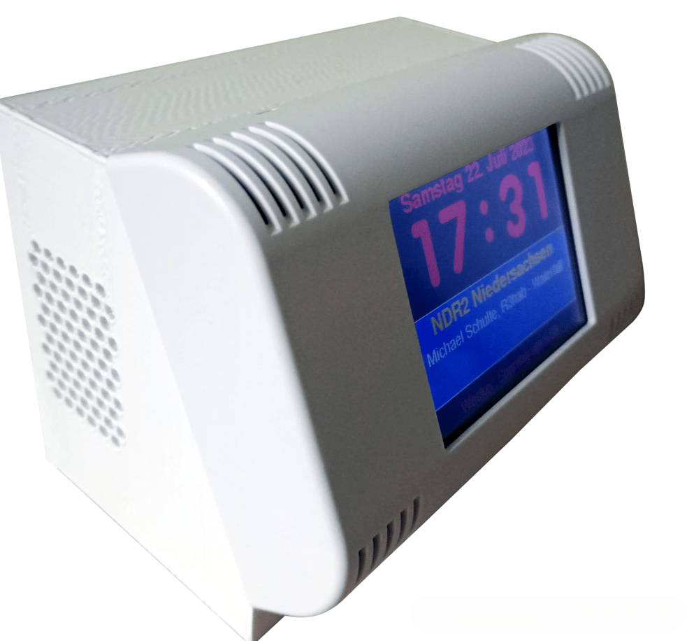 Internet Clock Radio With Touchscreen