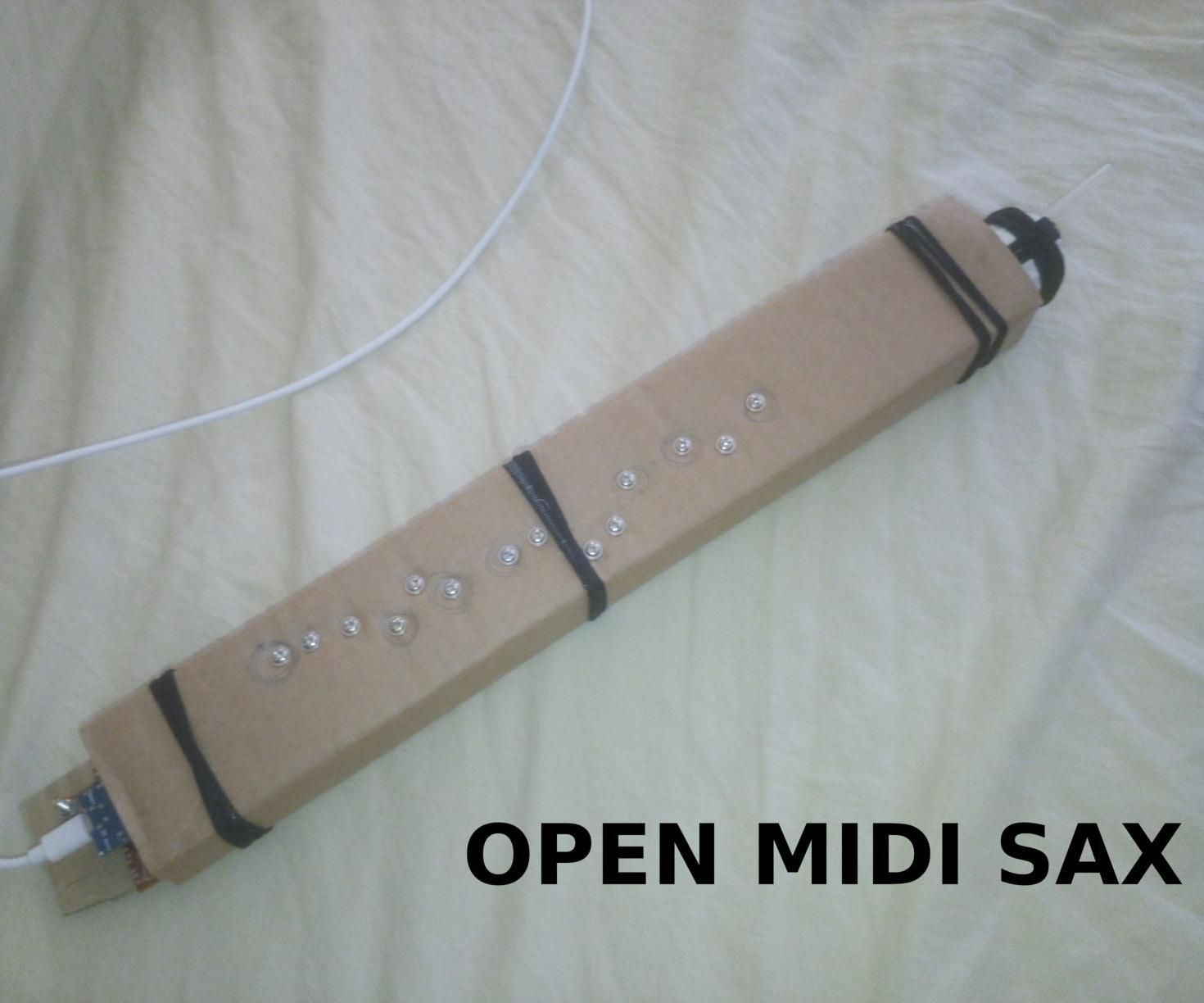 Open MIDI Sax: Build Your Own MIDI Wind Controller for Less Than 10€