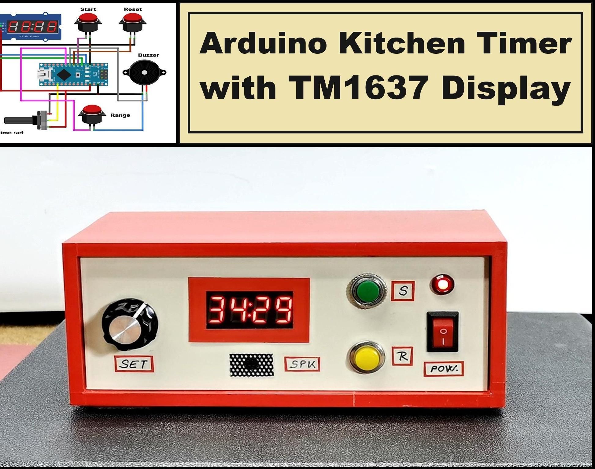 Simple & Versatile Arduino Kitchen Timer With TM1637 Display