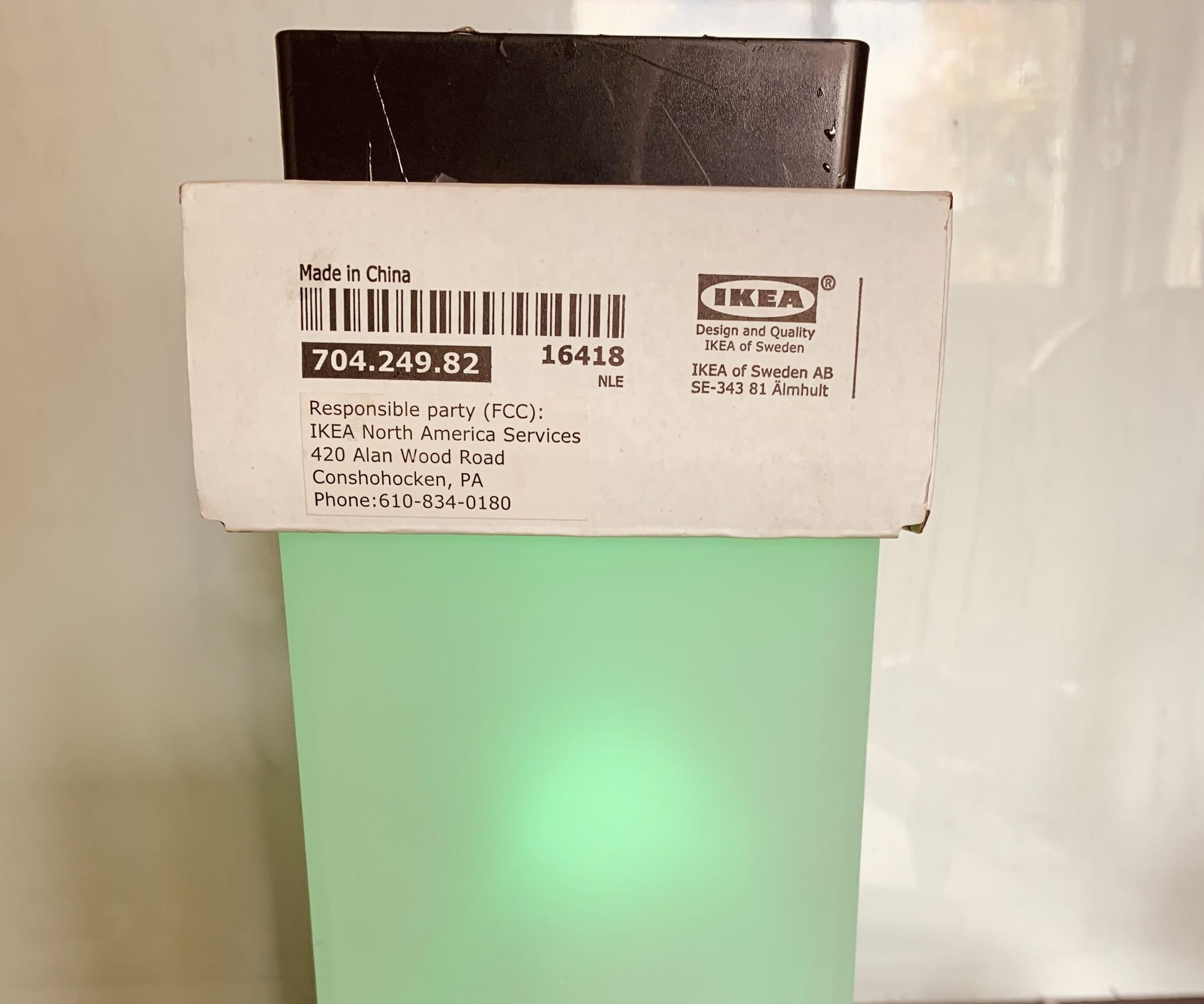 A Multicolored Lamp