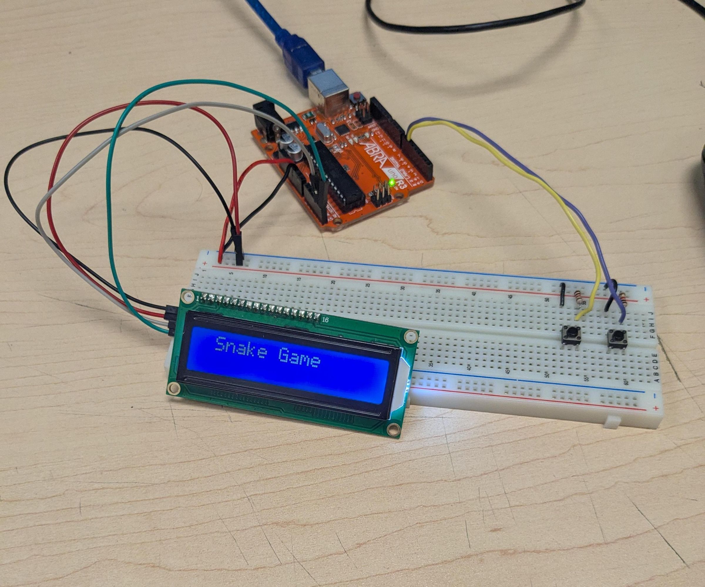 LCD Snake Game