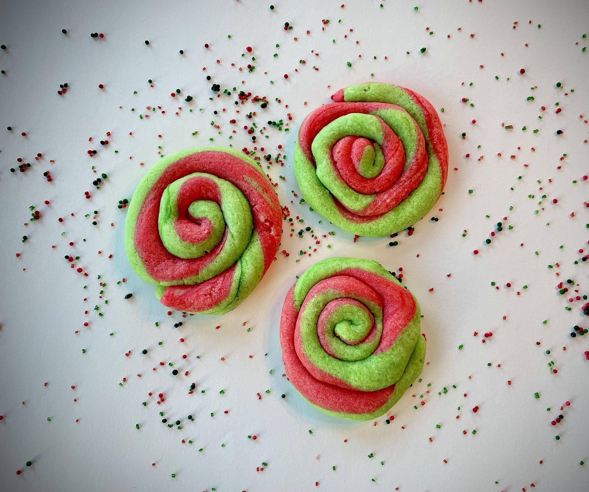 Cheesecake Spiral Cookies!