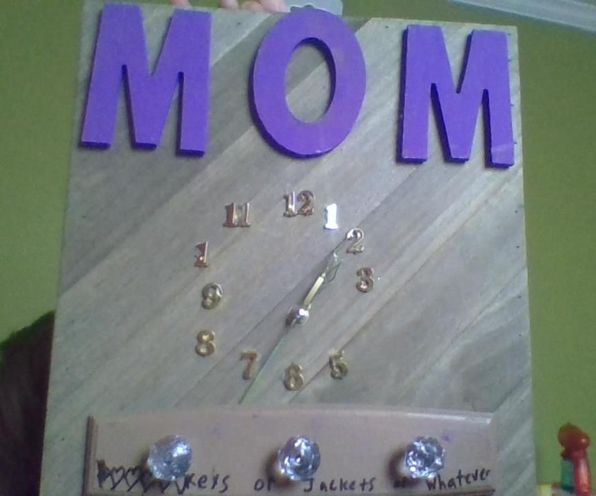 Mom or Dad Clock