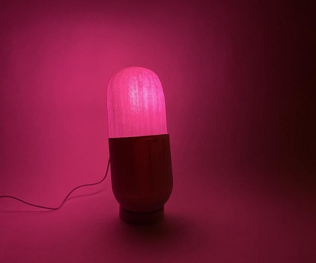 Rotating Pill Lamp