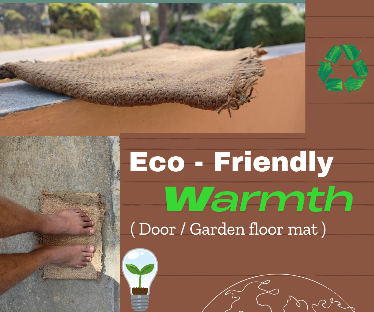 "Warm & Green: DIY Eco-Friendly Mat From Cow Dung"