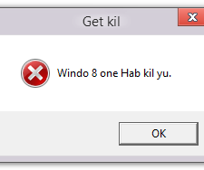 Windows Error Box Prank
