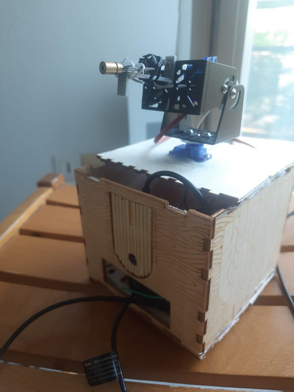 VisioLaser - Projecting and Capturing Laser Patterns.