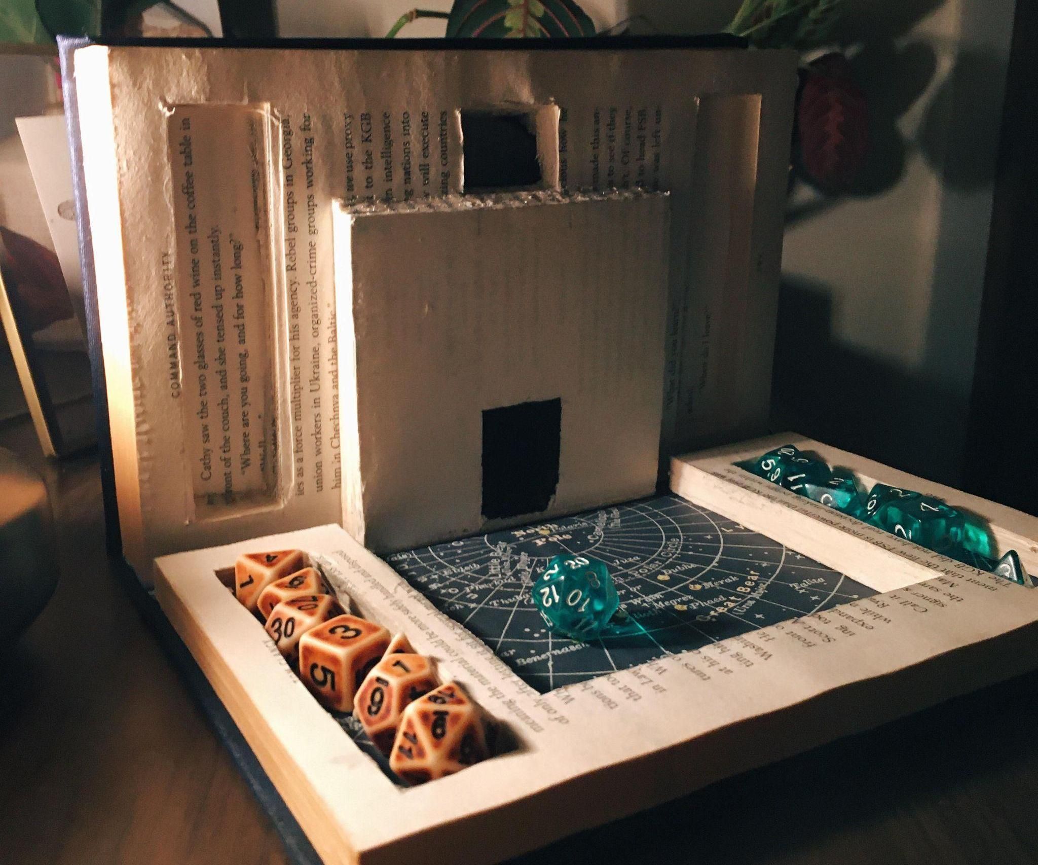 Fold Out Book Dice Tower