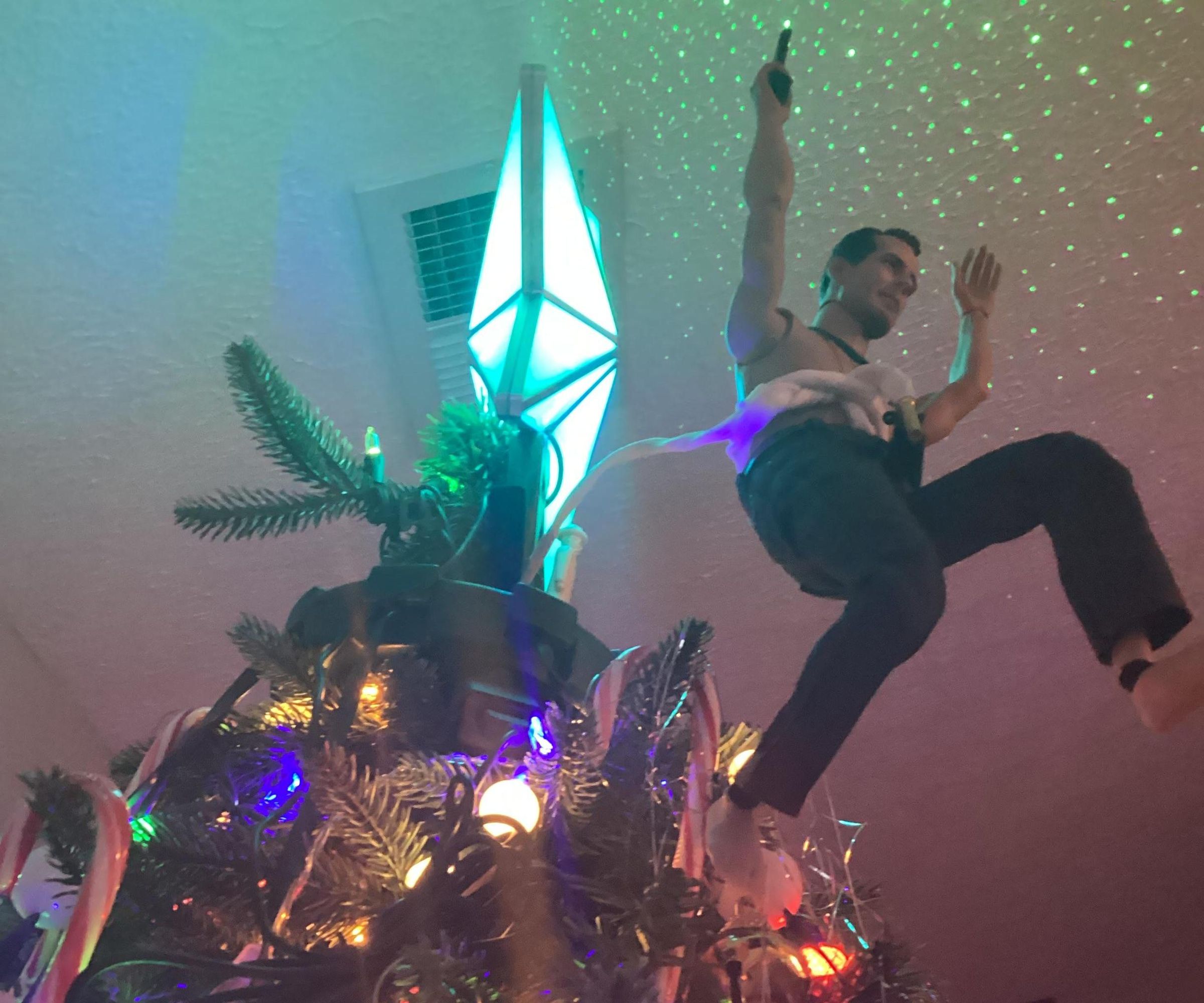 The John McClane Die Hard Christmas Tree Jumper!