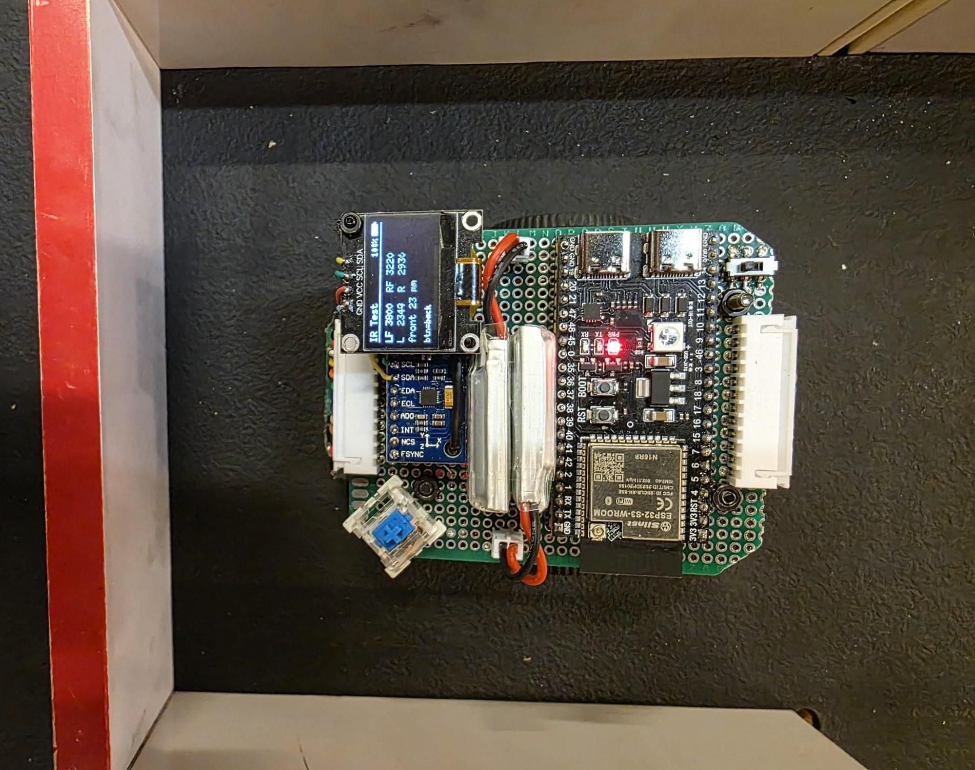 NeuroMouse V2.0: an ESP32-S3 Micromouse (3rd at AAMC 2026)