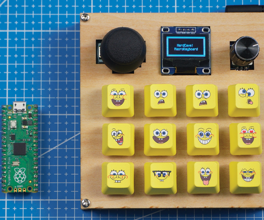 DIY Macro Keyboard With Joystick Mouse