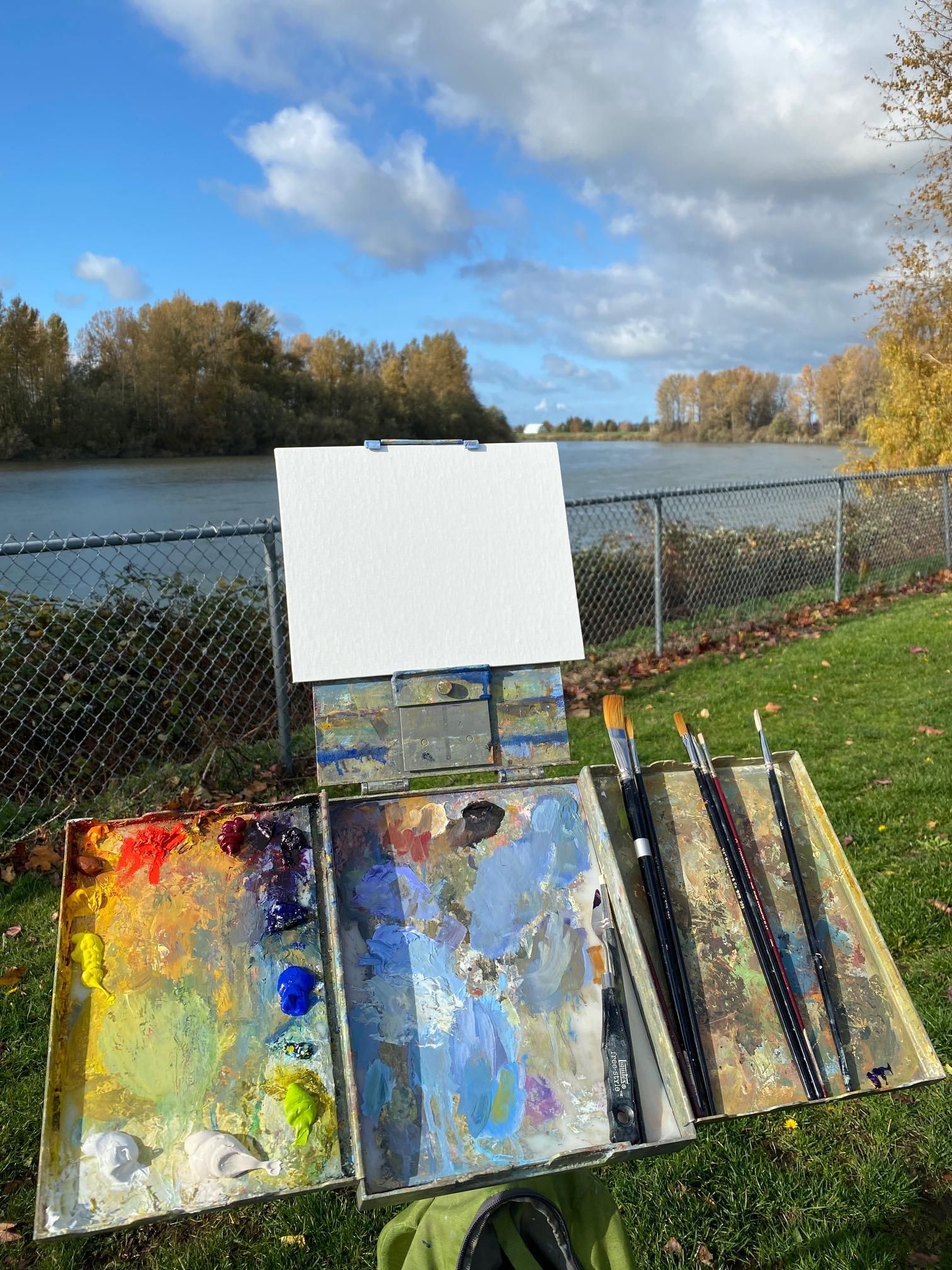 Setting Up to Paint EN PLEIN AIR in Oil