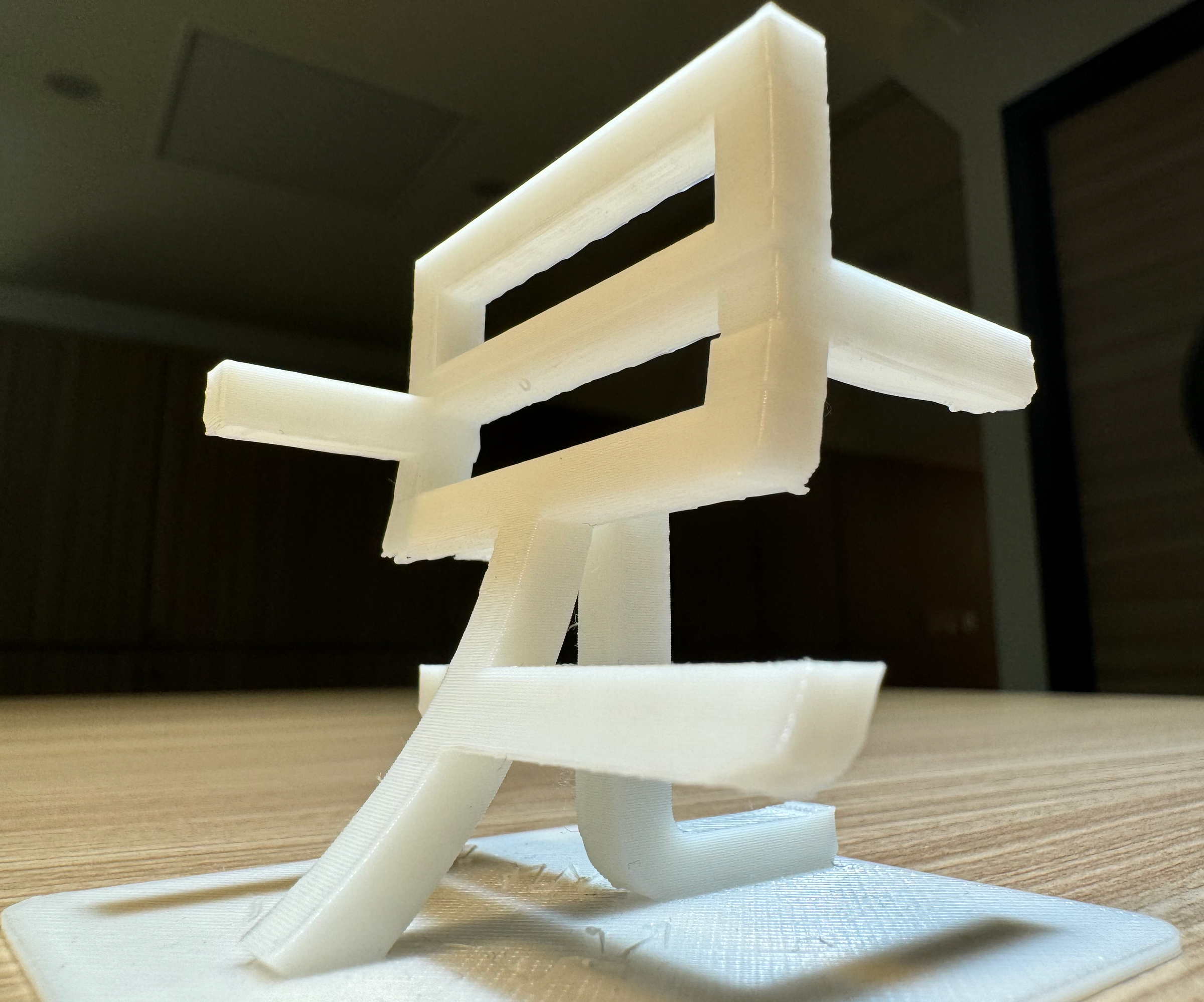 3D Dual Letters
