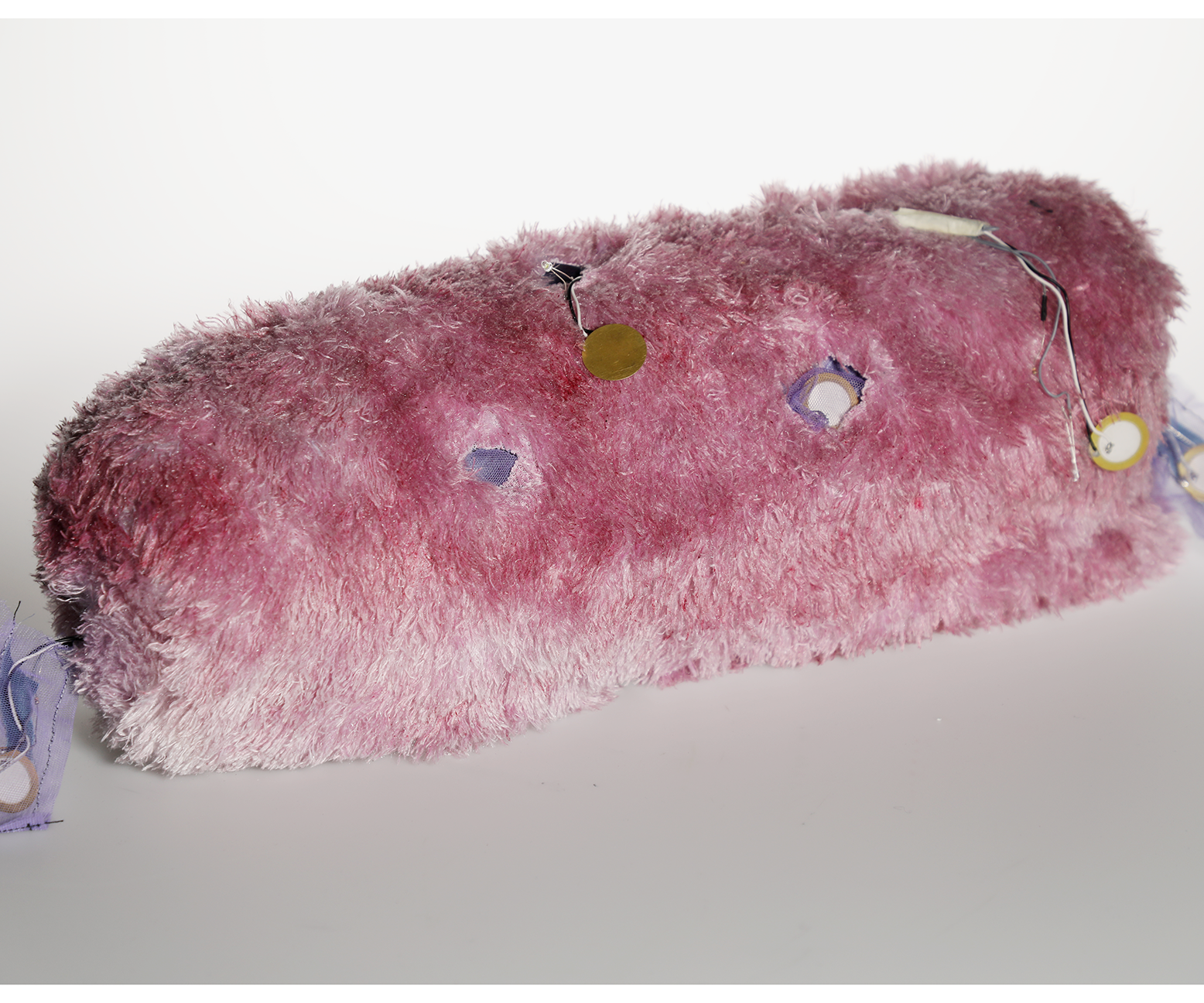 Plushie . OSC Controller Via WiFi . Soft and Squishy Memories Container.