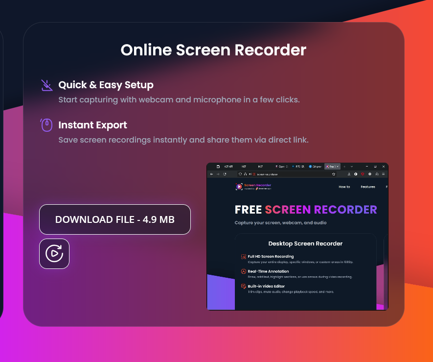 How to Record Screen Online for Free