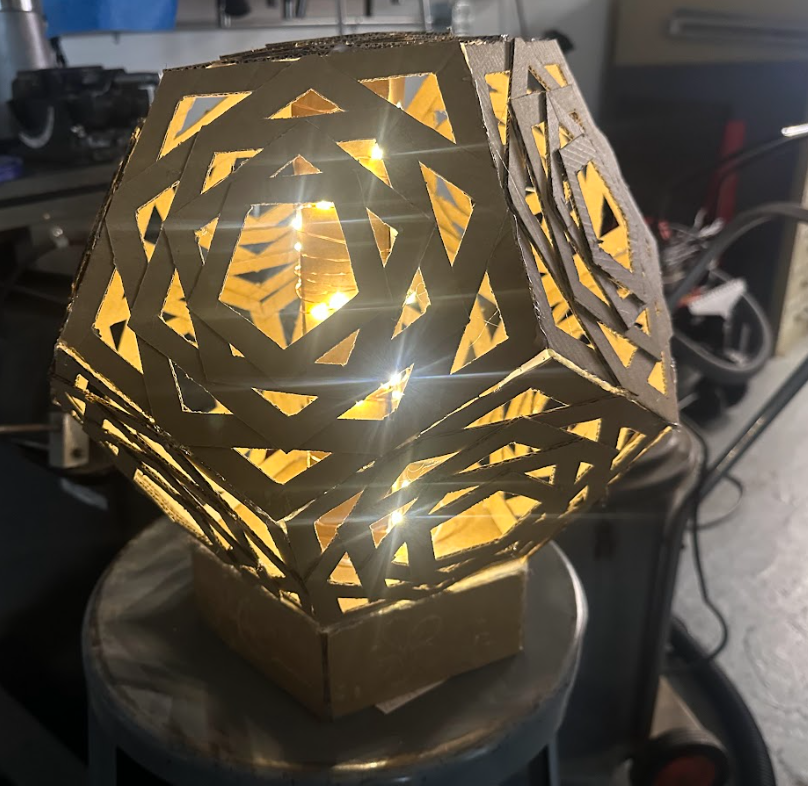 Cardboard Lamp