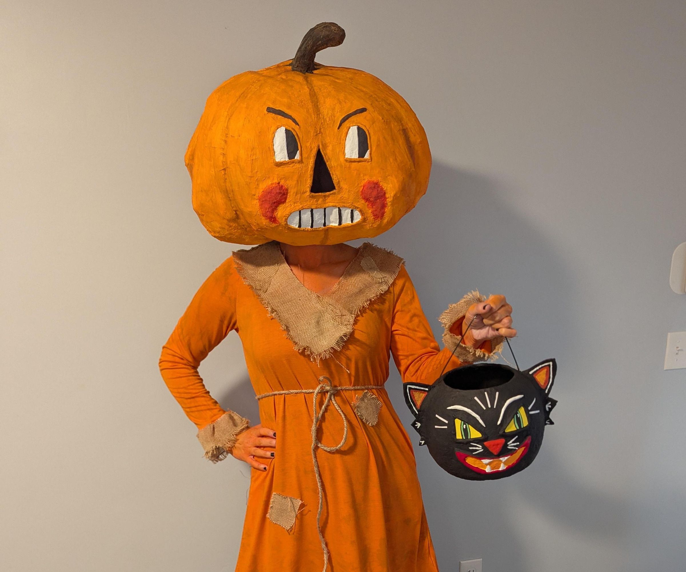 Vintage Halloween Pumpkin Costume