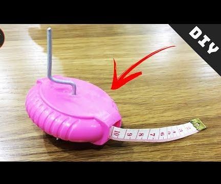 DIY | Make a Tape Measure With Gum Tape Used Box | Gold Screw