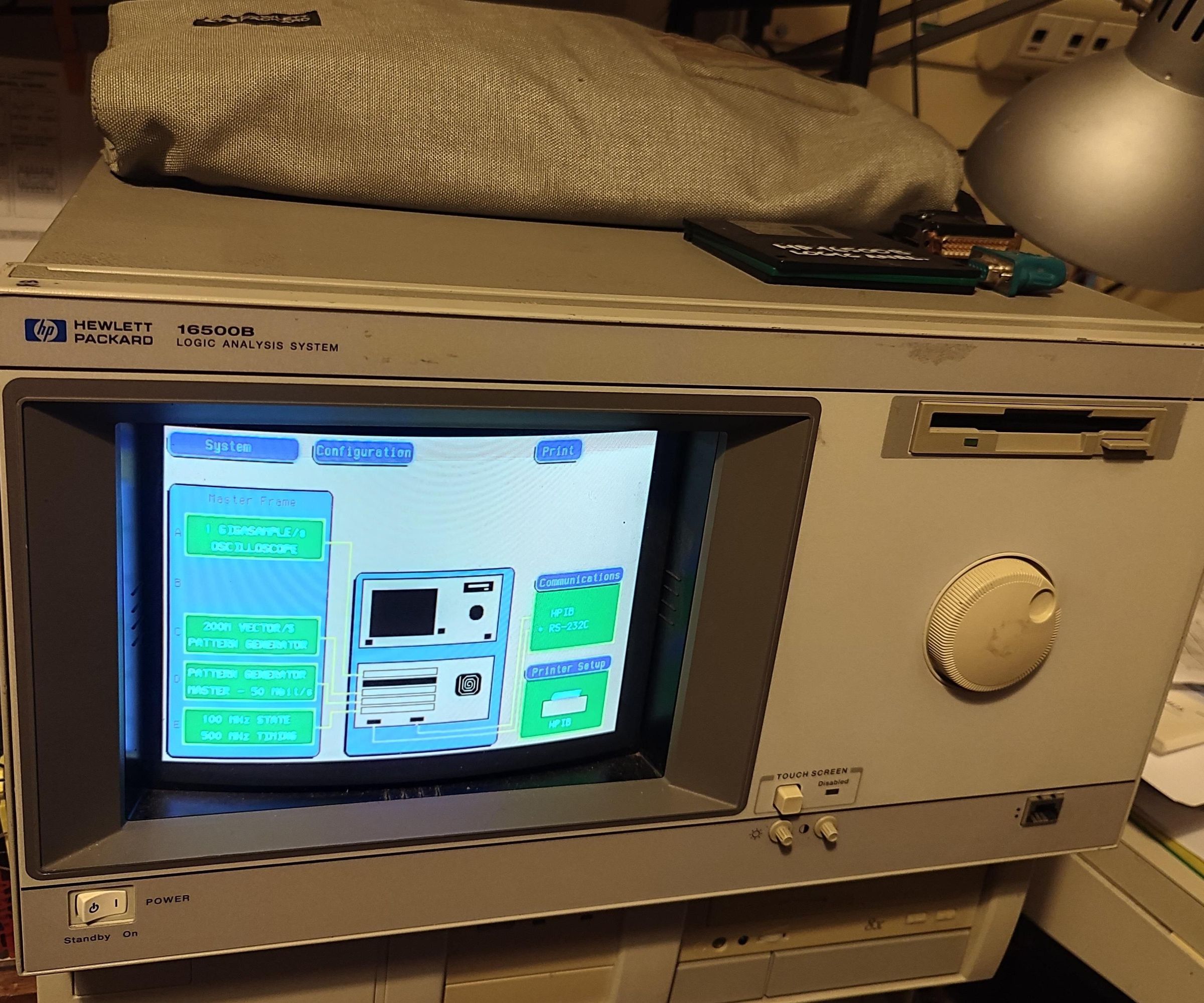 Win10 USB to Old HP Instruments RS232 Comunication - HP16500B Serial Programming