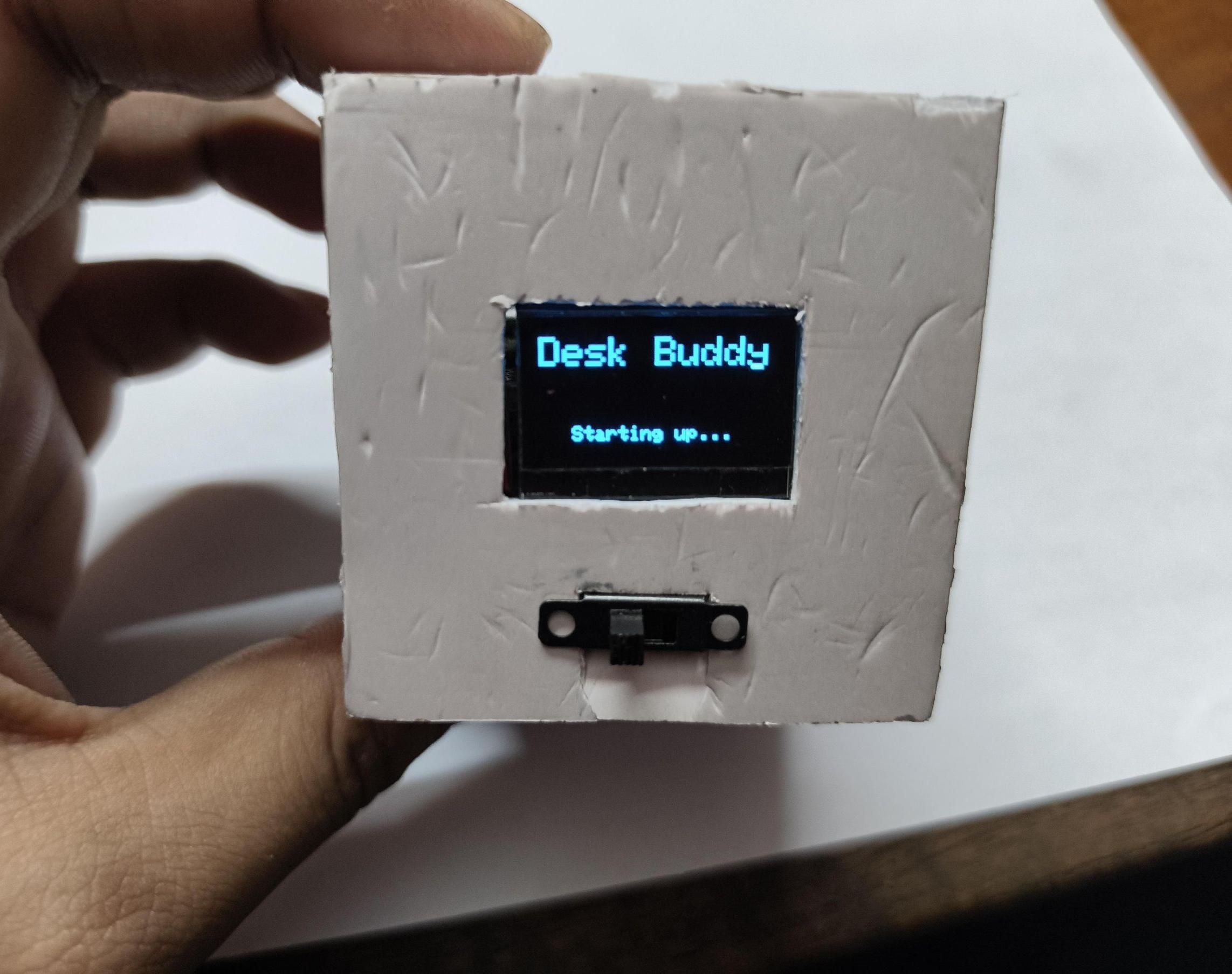 DESK BUDDY: A Multi-Function IoT Desk Companion With Games