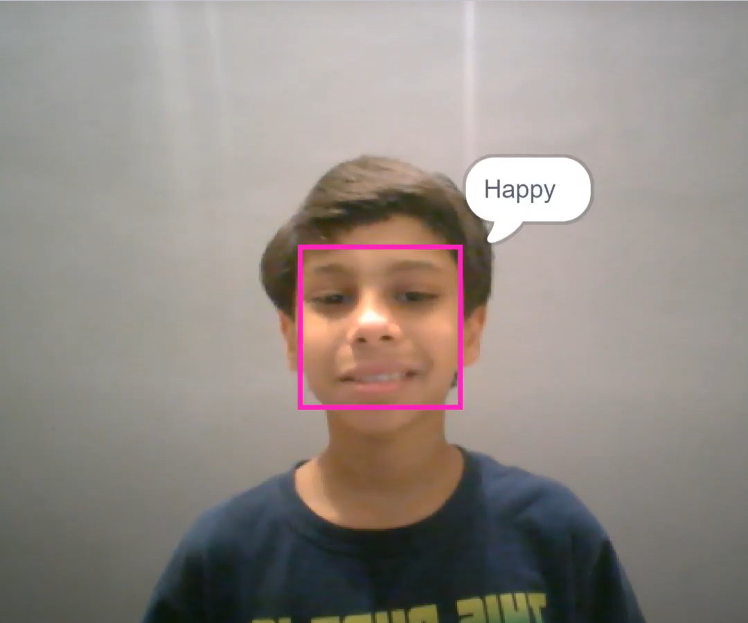 Expression Recognizer Using Face Detection in PictoBlox- a Scratch Based Graphical Programming Software