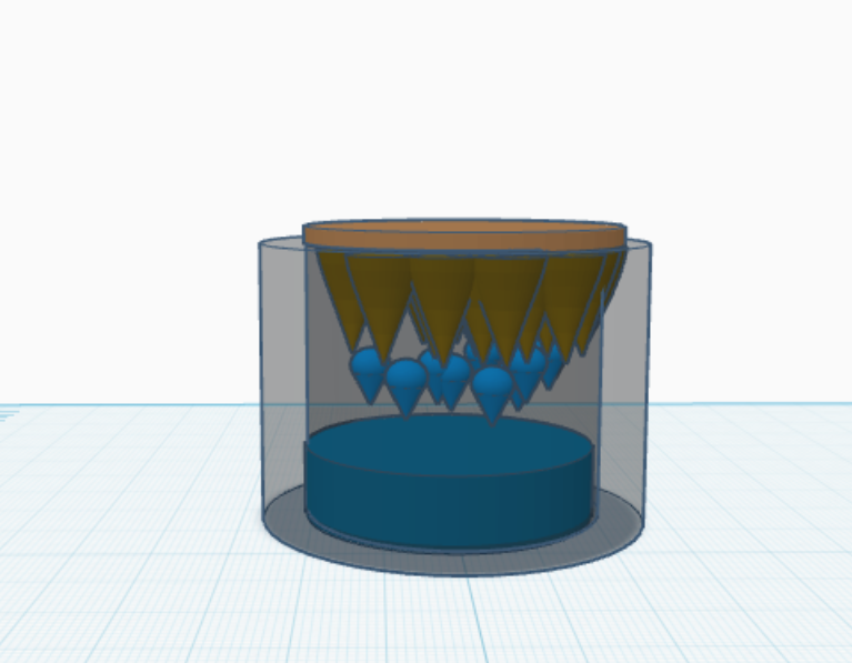 Synthetic Mangrove Roots Simulator Salt Water to Fresh Water.