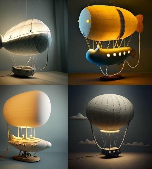Hot Air Balloon Lamp Speaker