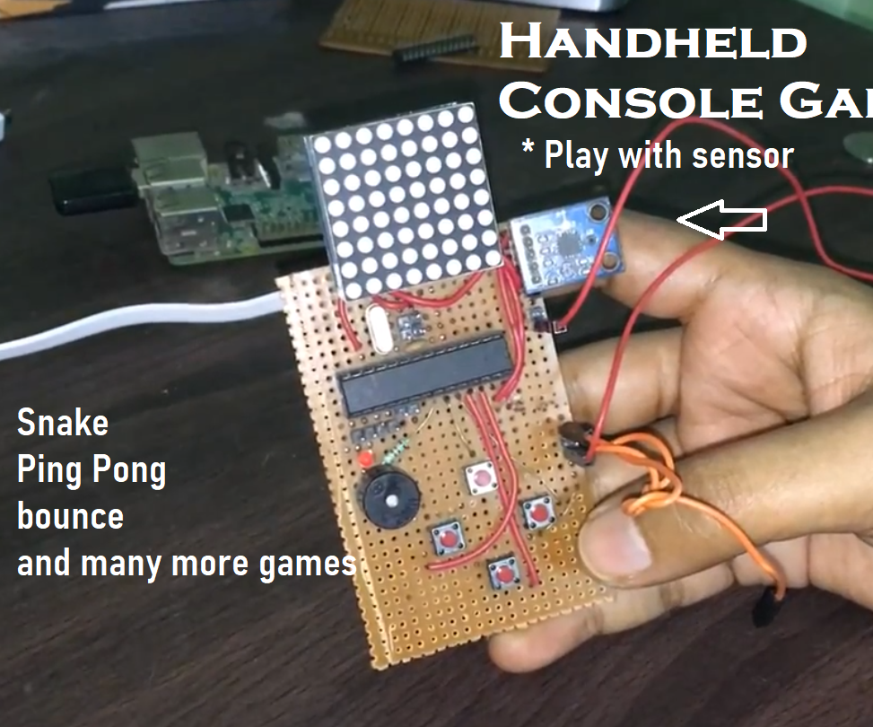 Handheld Console Game Using Arduino
