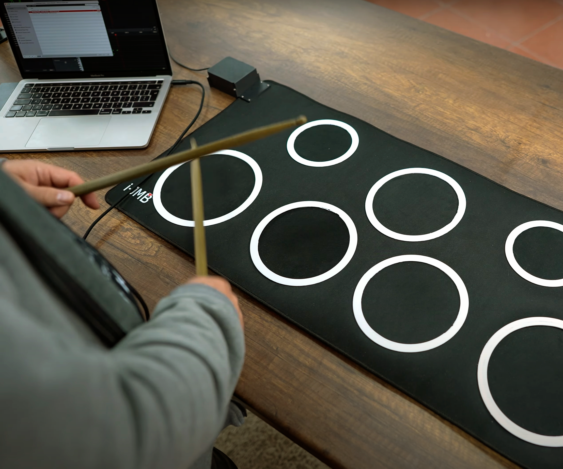 Desk Mat to MIDI Drums
