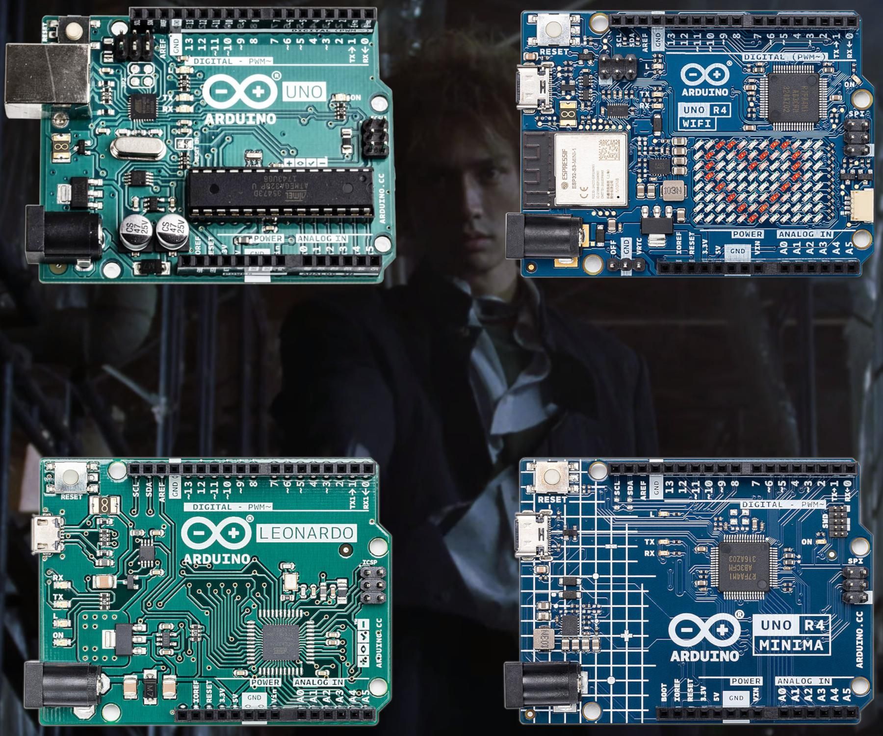 Arduino Comparison in Detail: UNO R3, Leonardo, UNO R4 Minima and UNO R4 WiFi