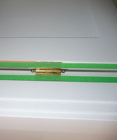 Find and Remove High Spots From the Hinge Side of a Door.