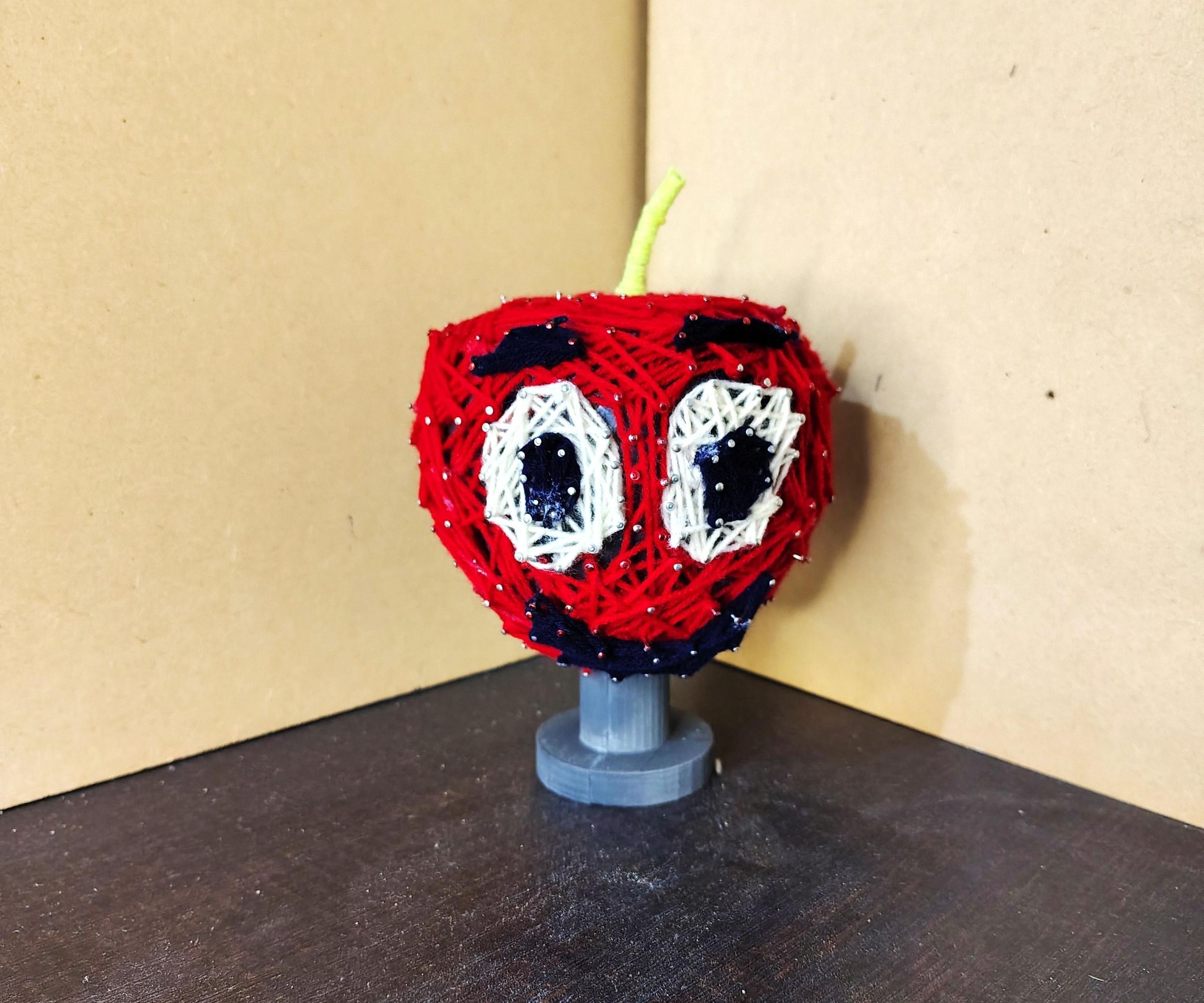 3D String Art Apple for Table Decoration