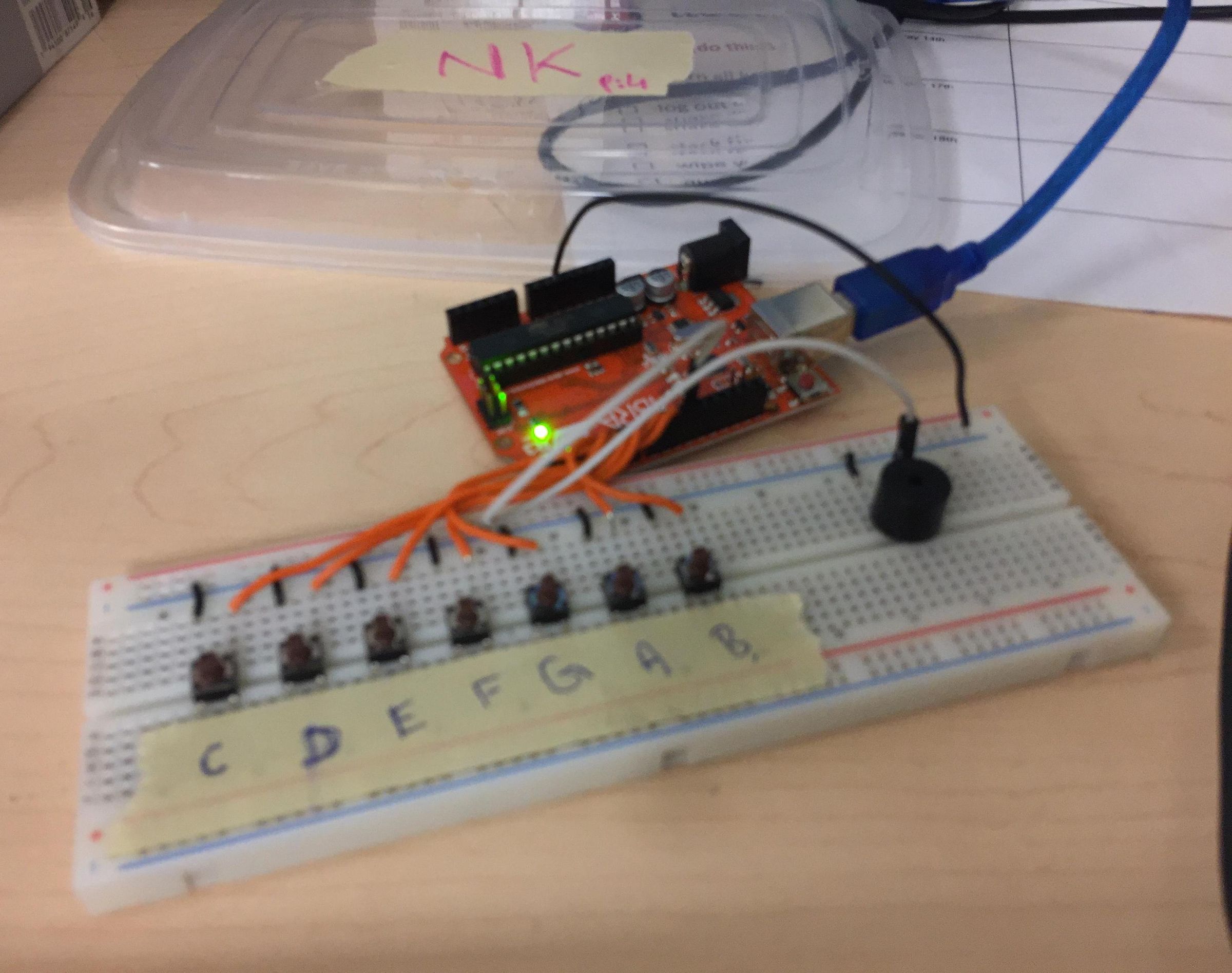 Mini Piano With Arduino
