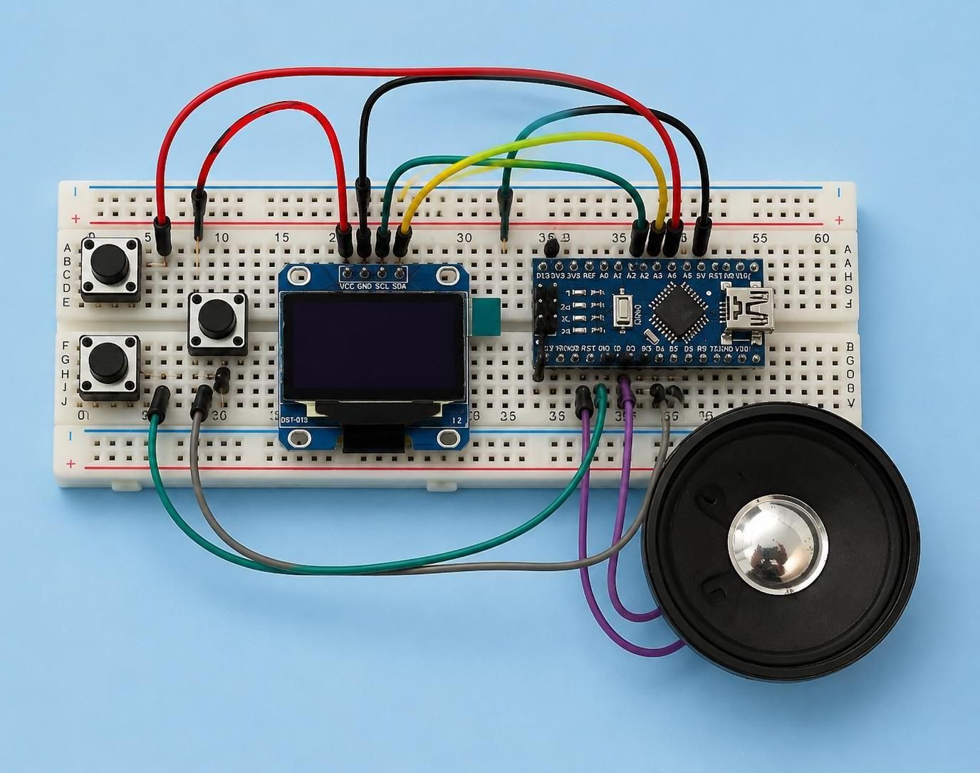 Arduino OLED Retro Racing Game