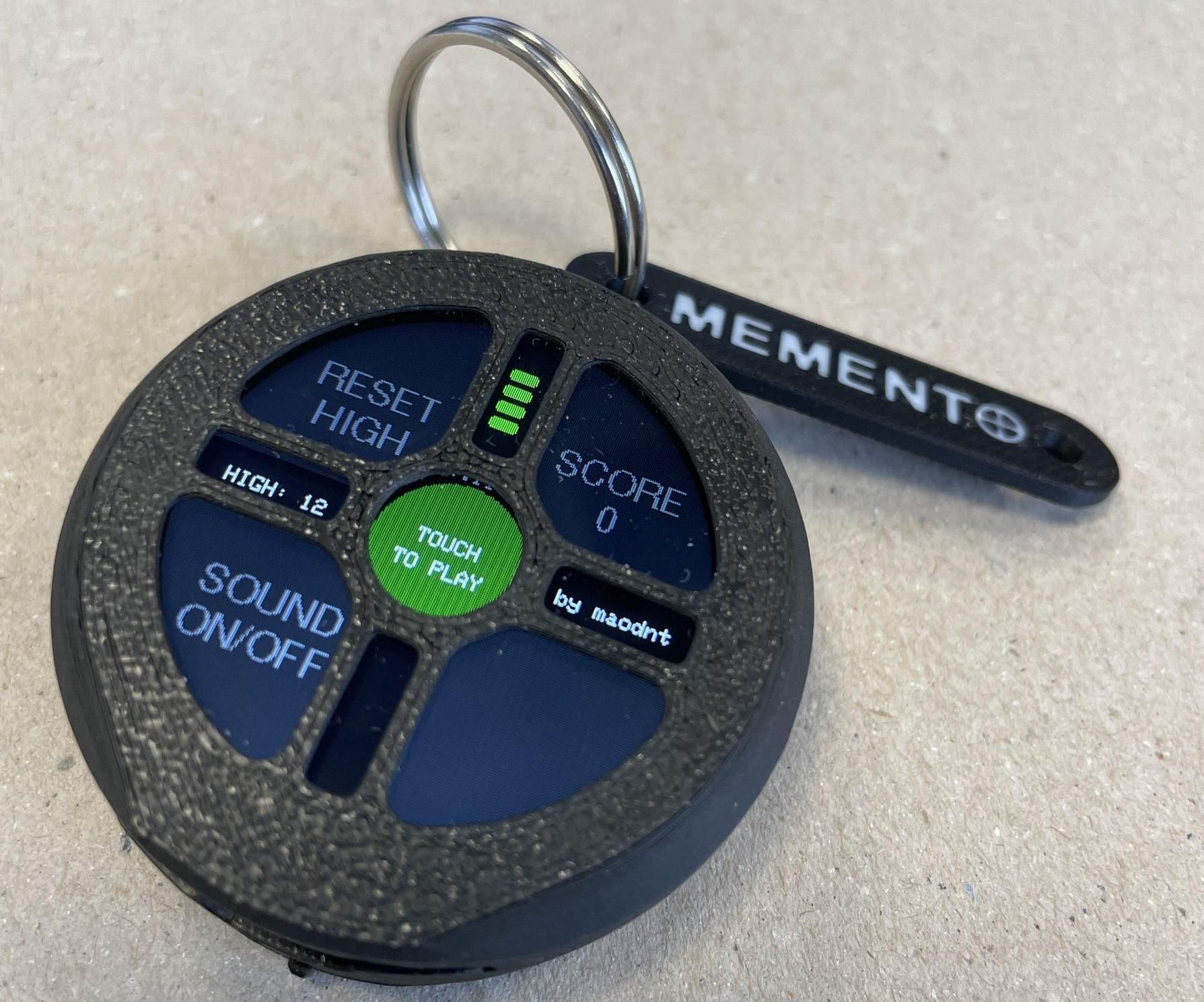 Memento – a Pocket-Sized Memory Game With ESP32-S3 and Round Touch Display