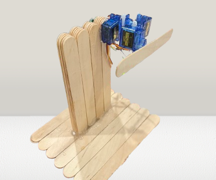 Four Degree Arduino Robotic Arm