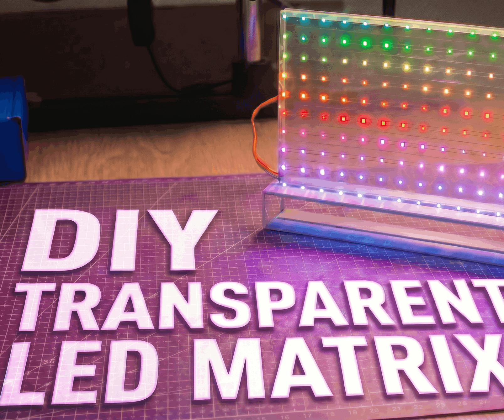 DIY Transparent LED Matrix