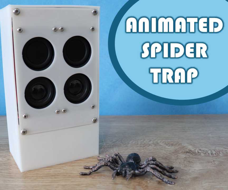 Animated Spider Trap With Sound