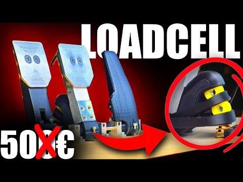 DIY 3D Printed Sim Racing Loadcell Pedals for Just 50€