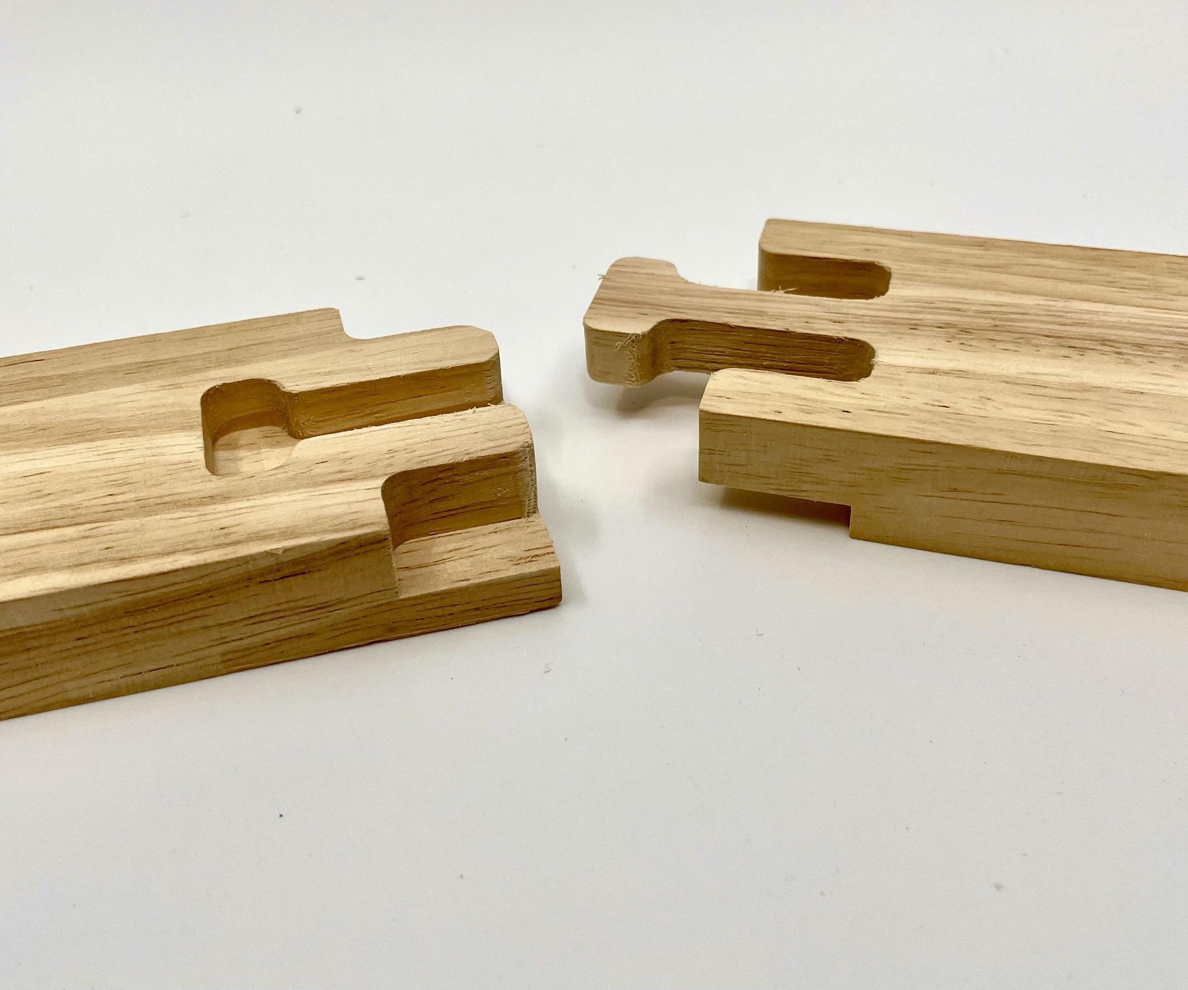 Gooseneck Mortise and Tenon With Stub Tenons.